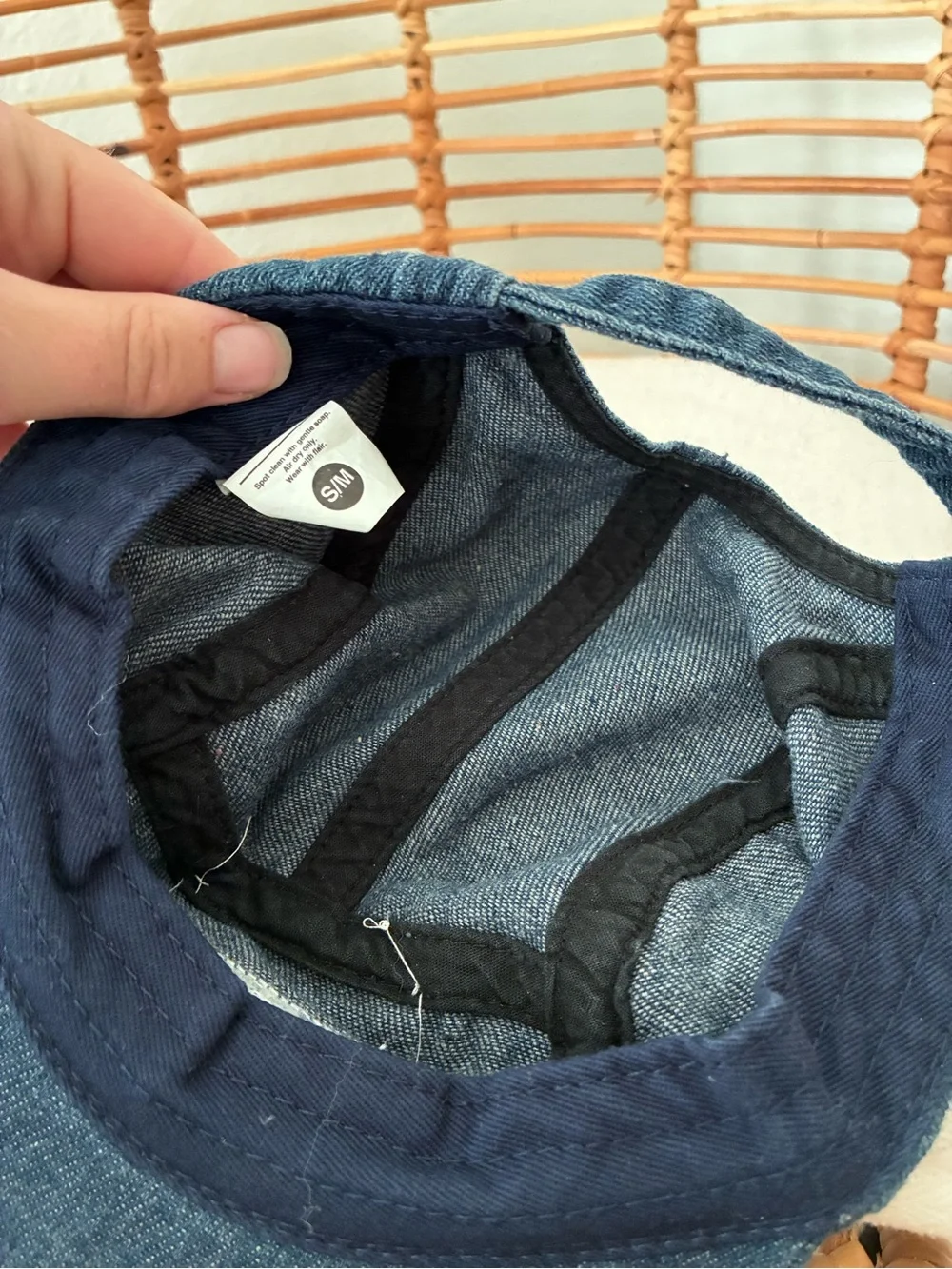 Kids Cash and Co Denim Heart Hat